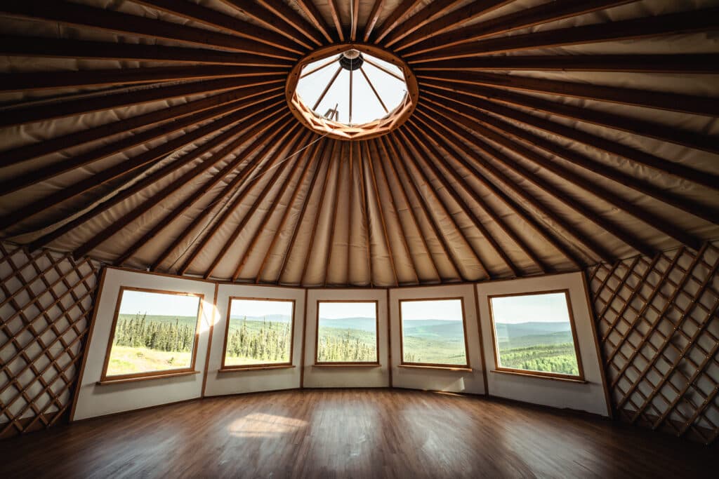 30 Foot Yurt Interior